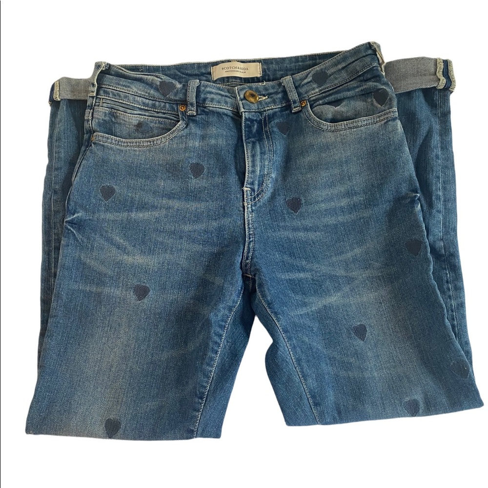 Scotch & Soda Petit ami slim boyfriend blue jeans